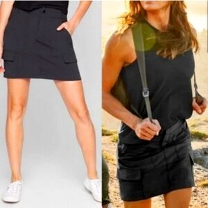 Athleta Trekkie Skort/Skirt Black ♠️